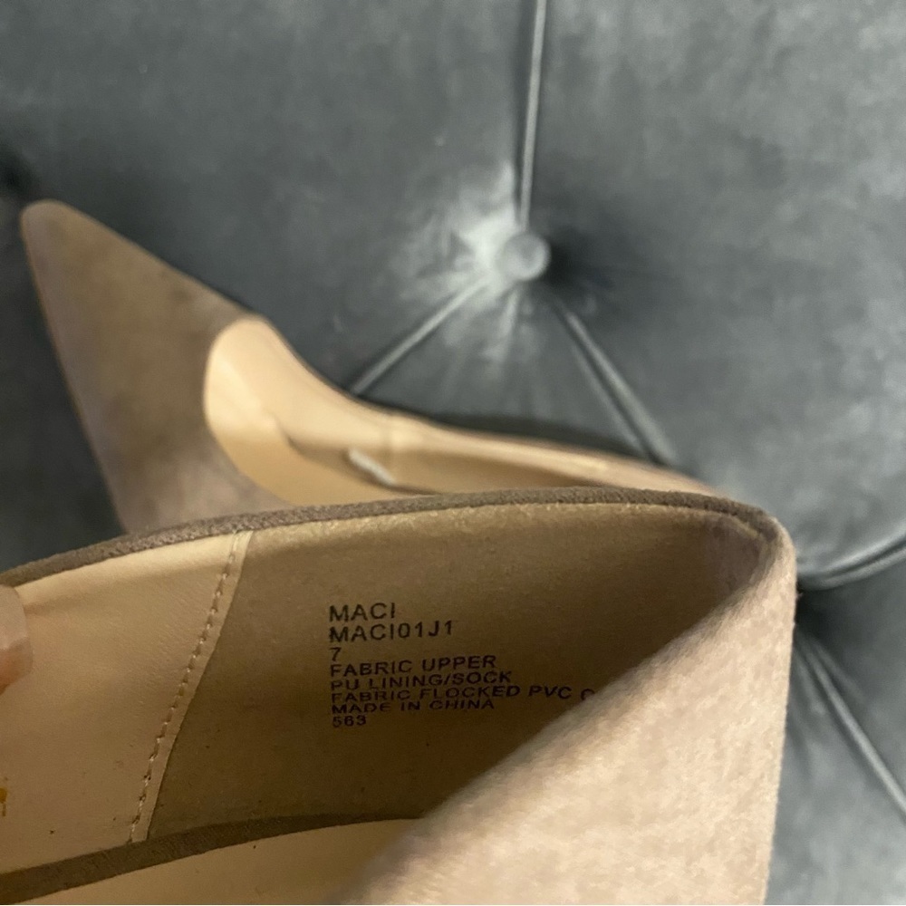 EUC Madden Girl MACI Suede Women's Heels - Size 7M - Picture 8 of 9